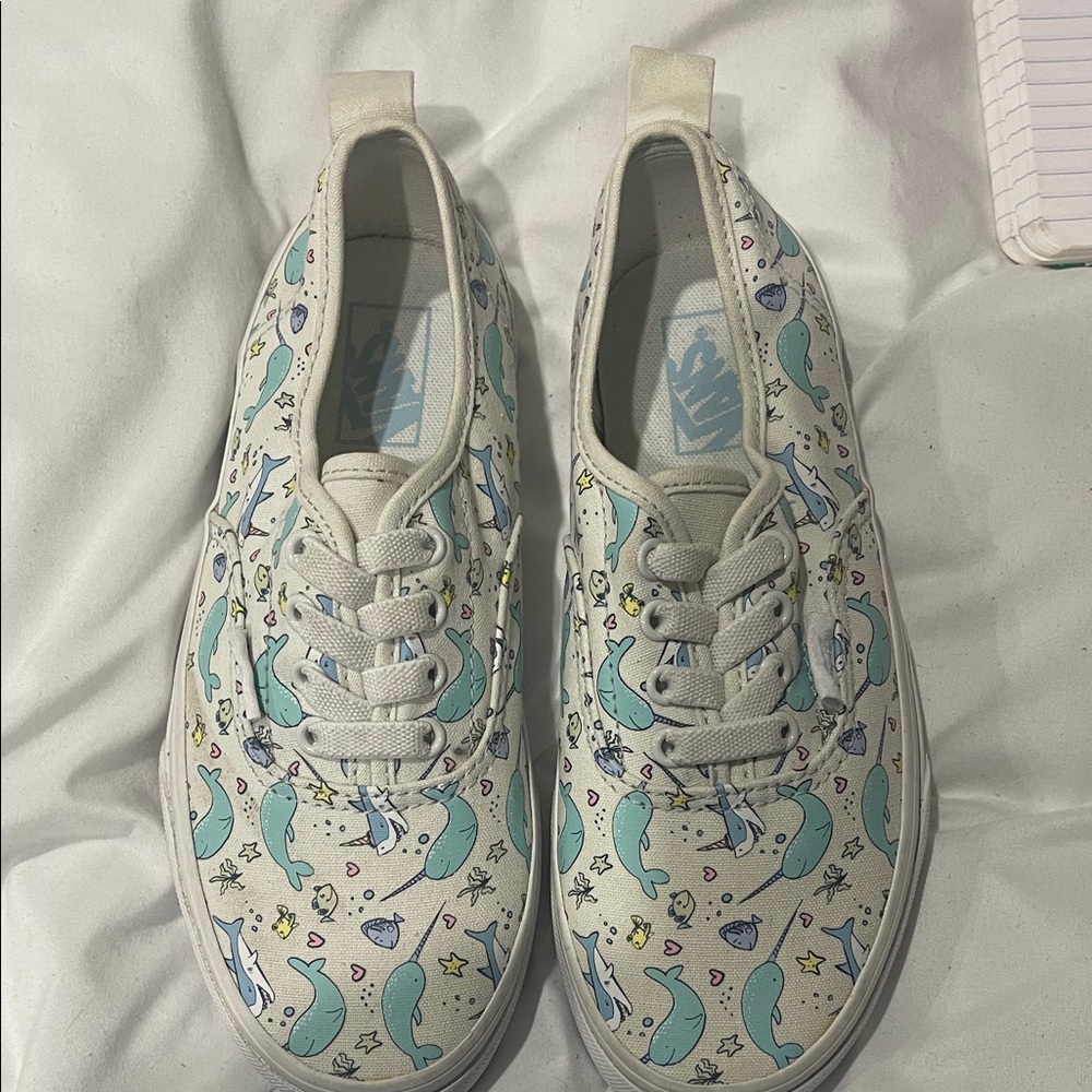 Vans Kids' Sneakers with Whale Print size 2.5